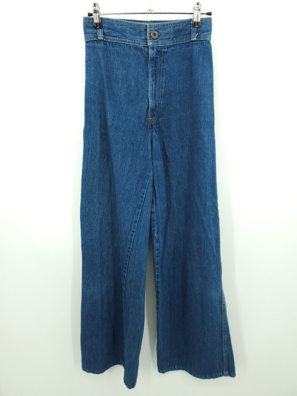 VTG 1970s Levi's Wide Leg High Rise Jeans 25 Blue